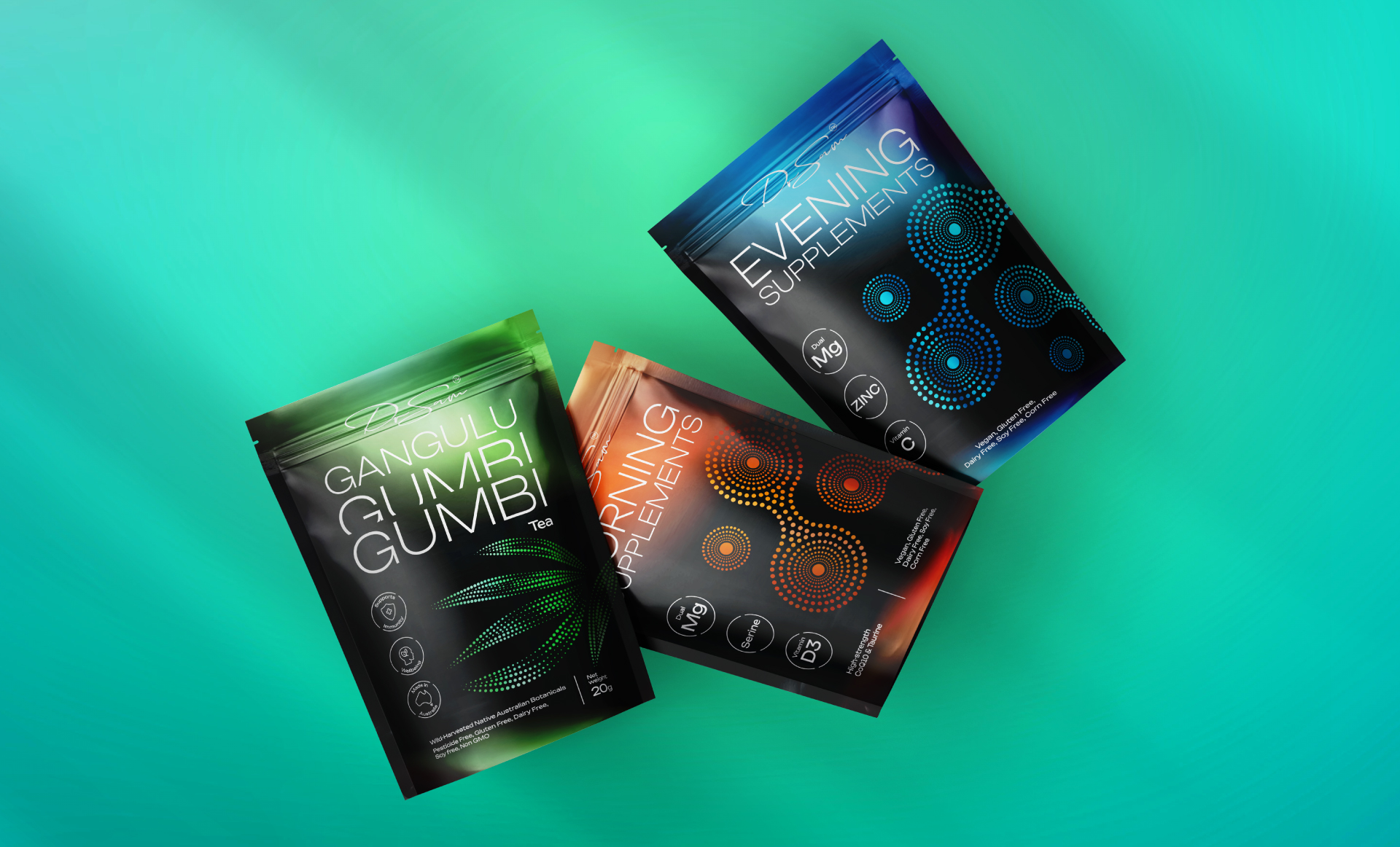 Dr Sam Longevity Supplement Packaging