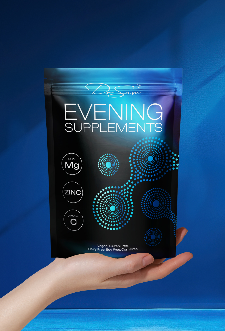 Dr Sam Longevity Supplement Packaging
