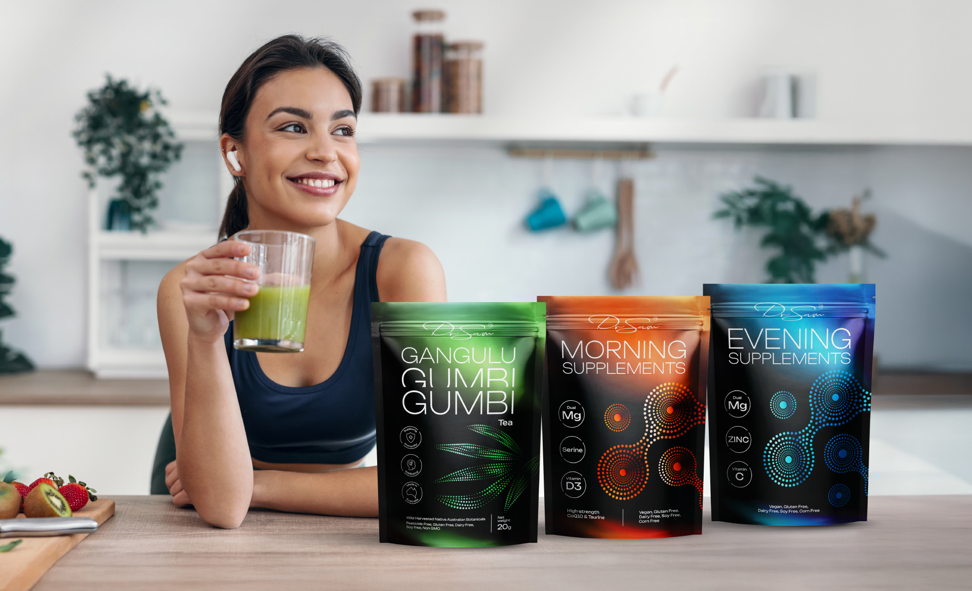 Dr Sam Longevity Supplement Packaging