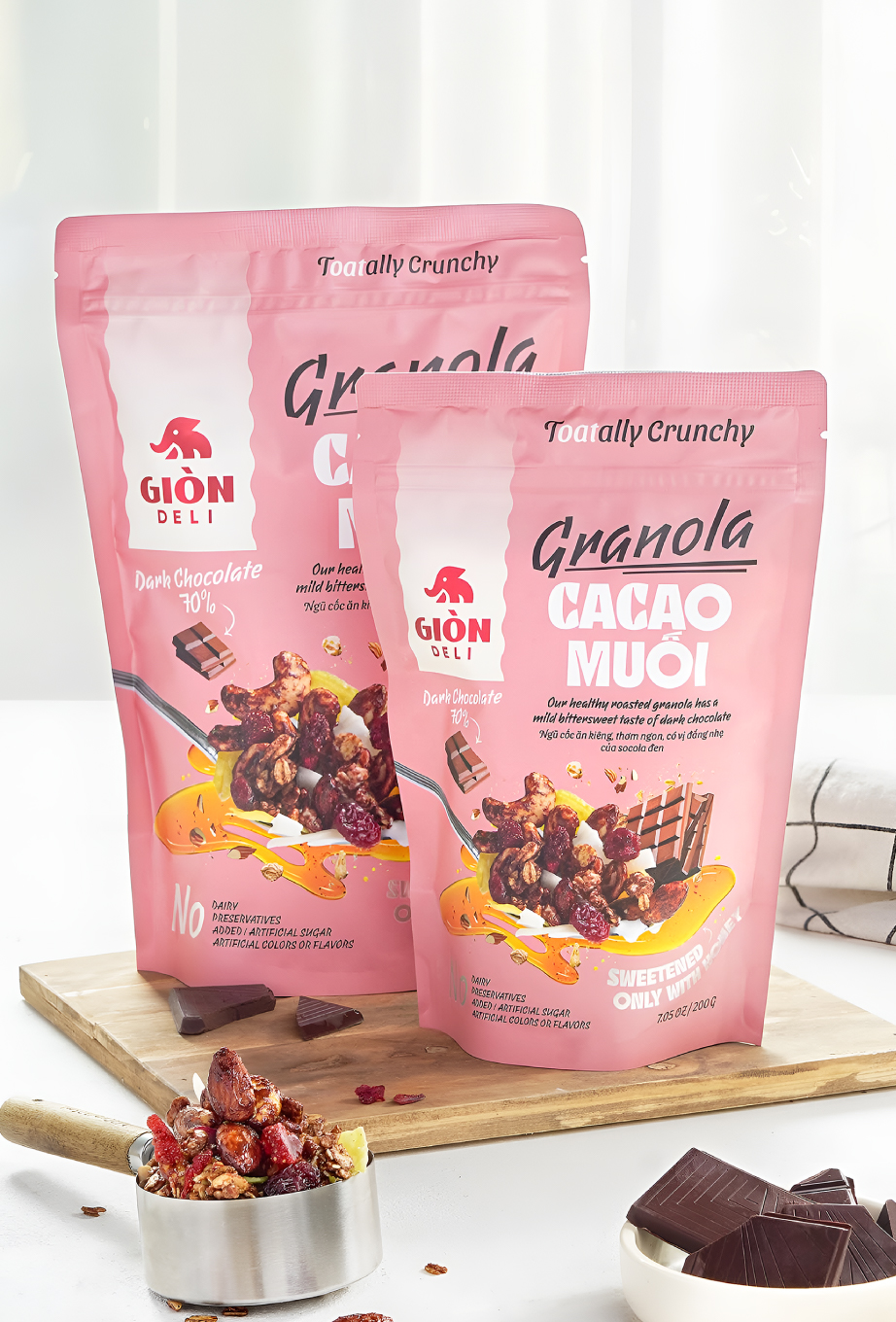 Gion Deli Granola Packaging Design: From Bland to Brand‑Star