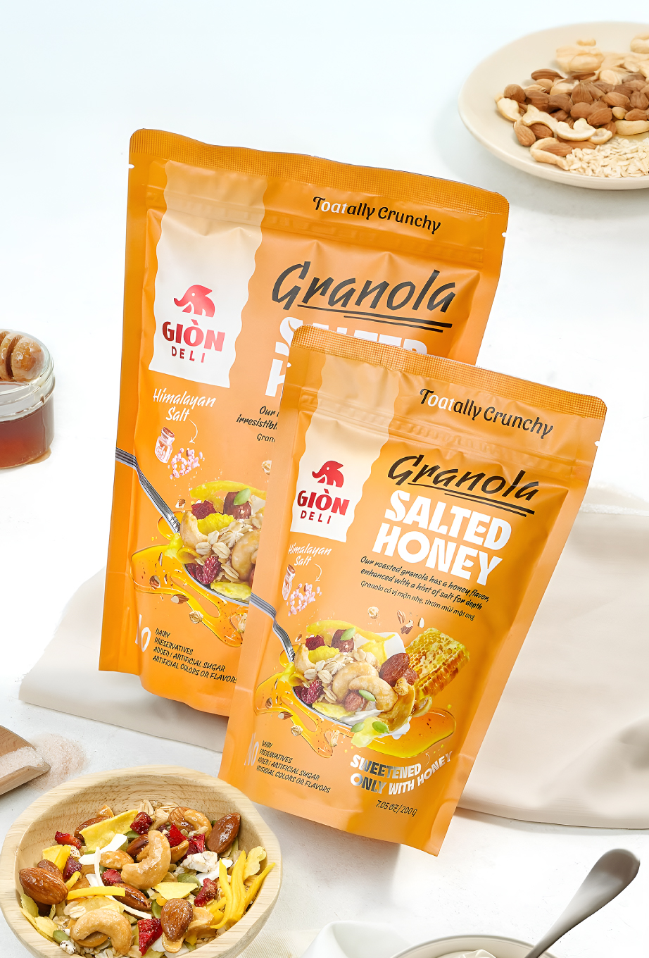 Gion Deli Granola Packaging Design: From Bland to Brand‑Star