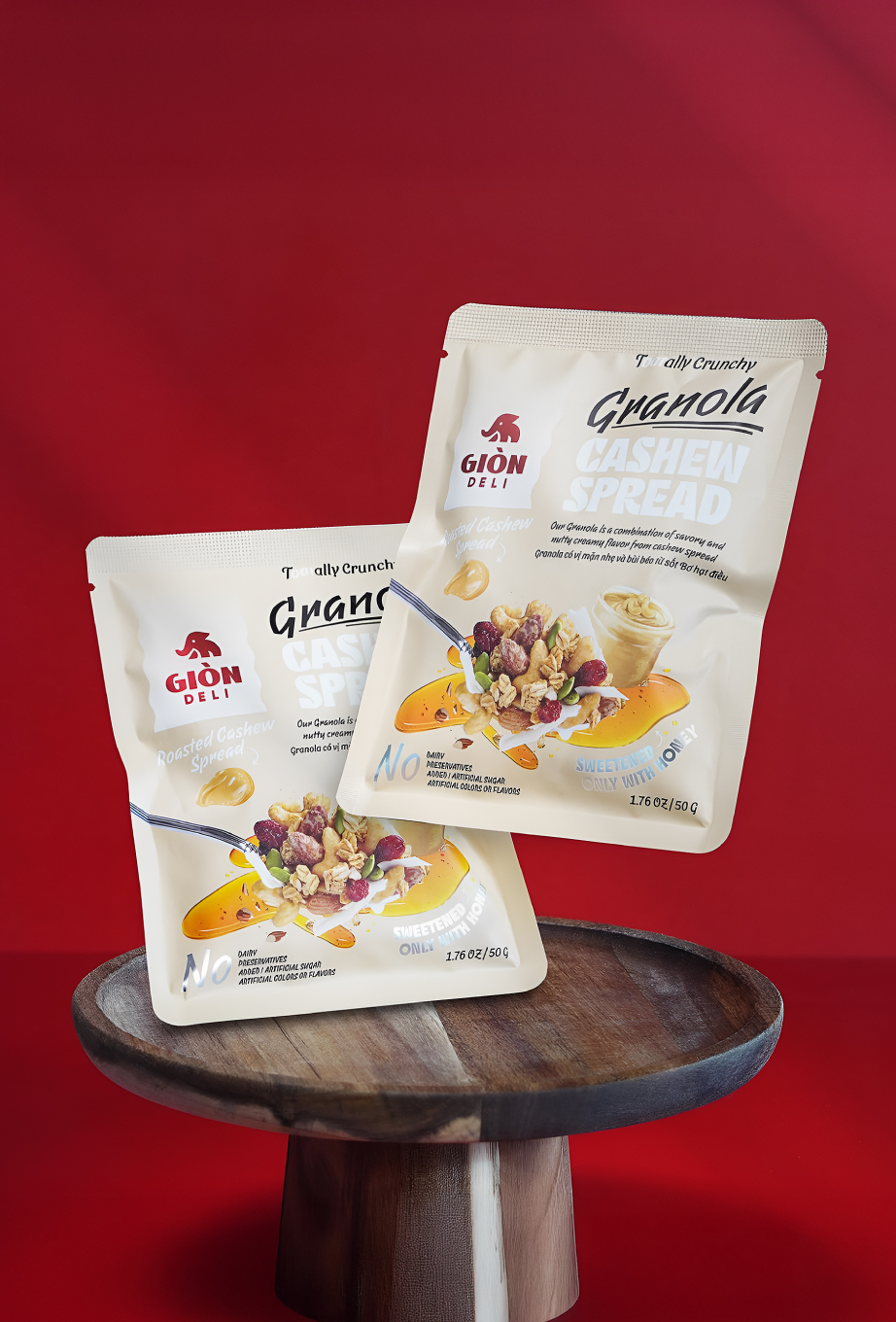Gion Deli Granola Packaging Design: From Bland to Brand‑Star
