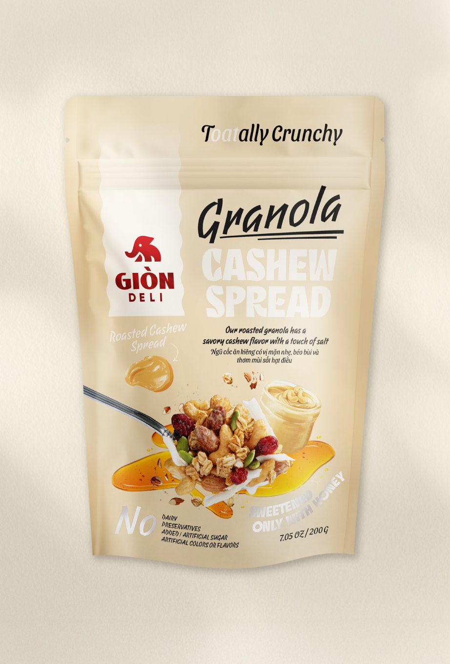 Gion Deli Granola Packaging Design: From Bland to Brand‑Star