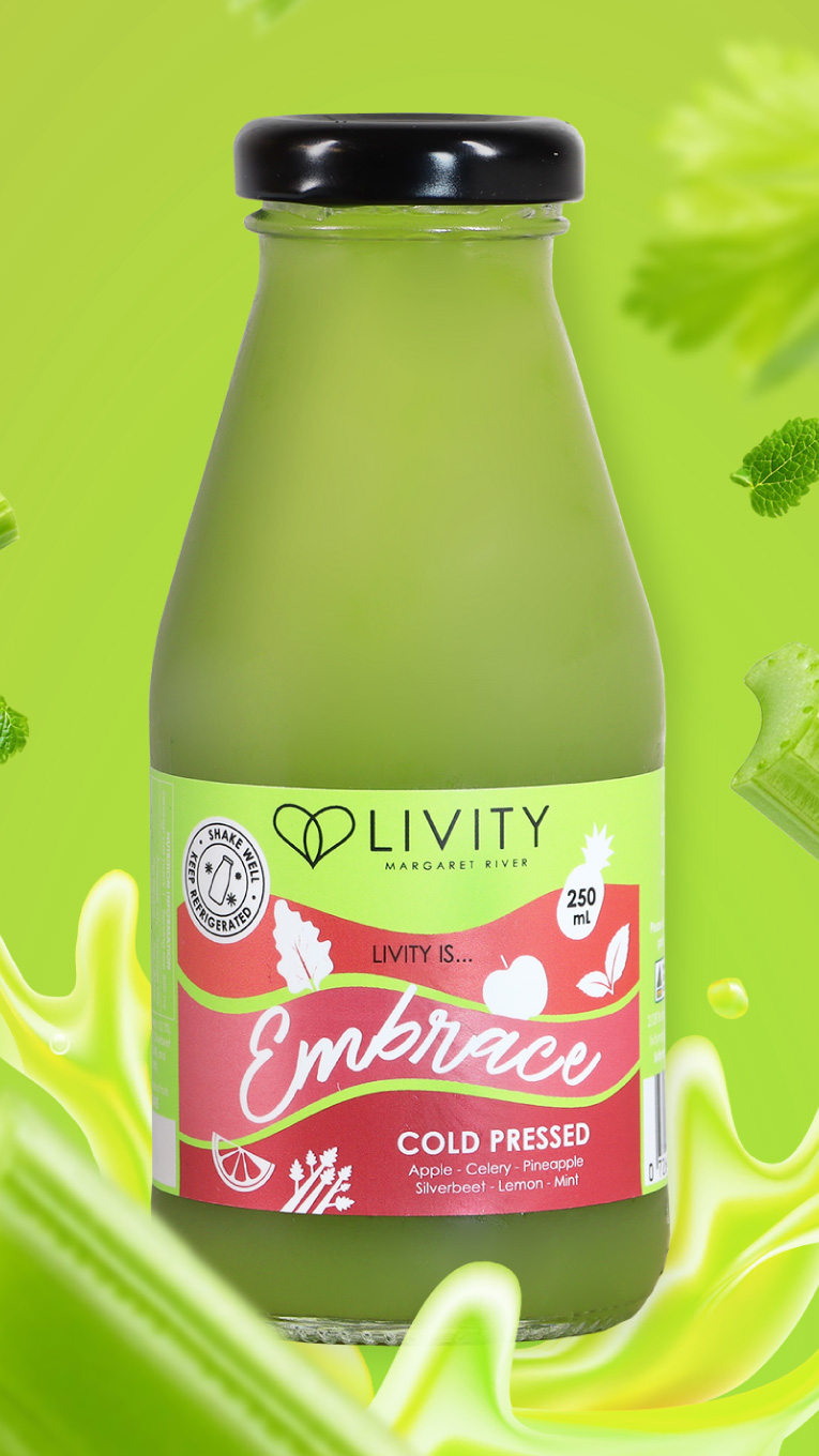 Livity Cold‑Pressed Juice Label Design: A Visual System Across Every Bottle