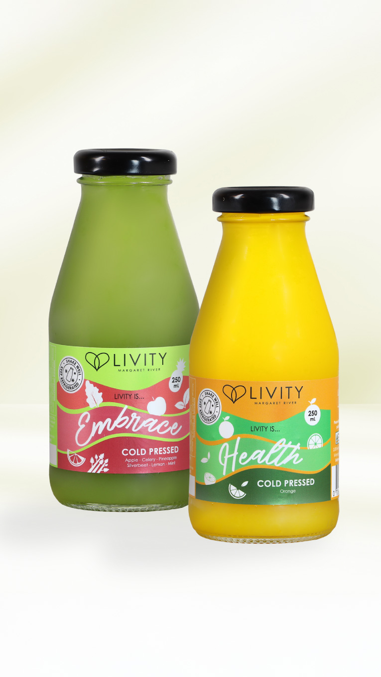 Livity Cold‑Pressed Juice Label Design: A Visual System Across Every Bottle