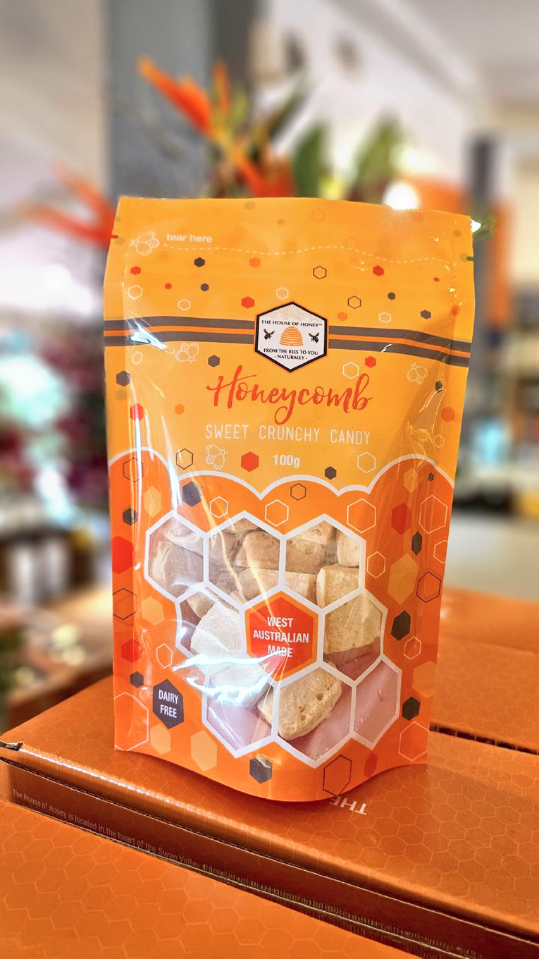 Confectionery, Honey Brittle packaging