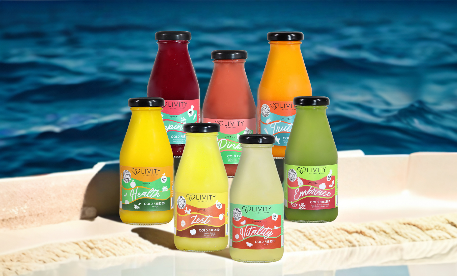 Livity Cold‑Pressed Juice Label Design: A Visual System Across Every Bottle