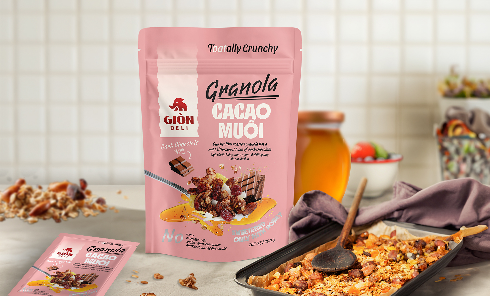 Gion Deli Granola Packaging Design: From Bland to Brand‑Star