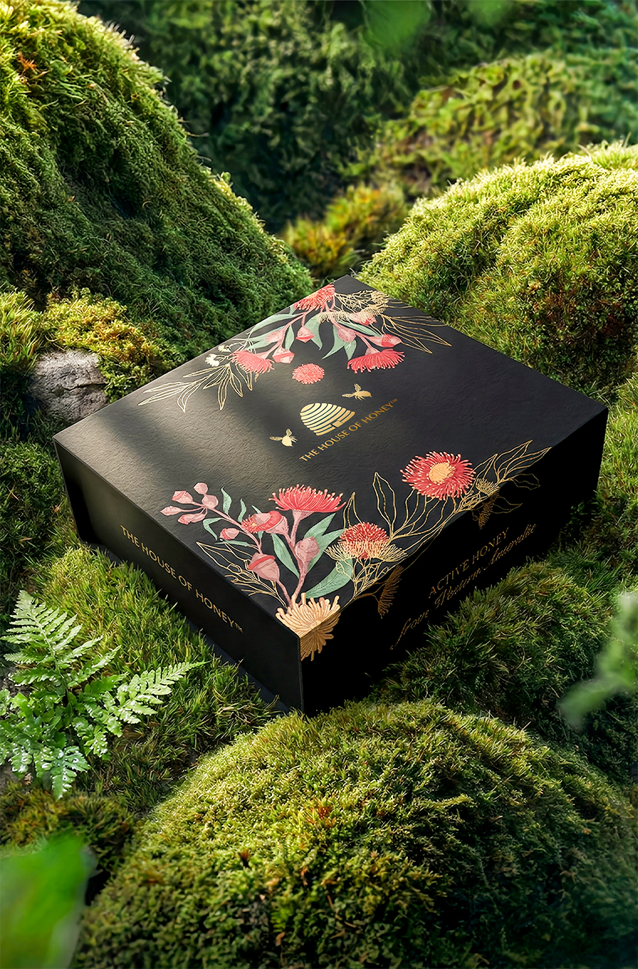 Honey Gift Box designed by Thirsty Fox
