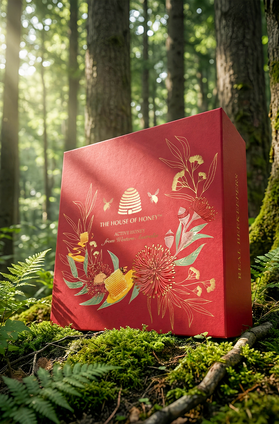 Honey Gift Box designed by Thirsty Fox