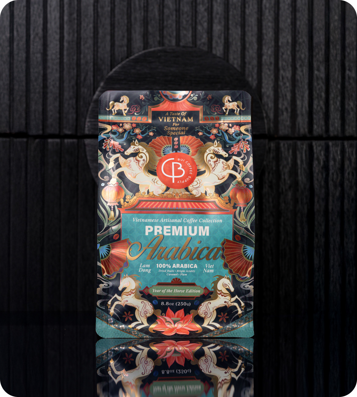 Premium Arabica coffee packaging design by thirsty fox and Bui Coffee Supply