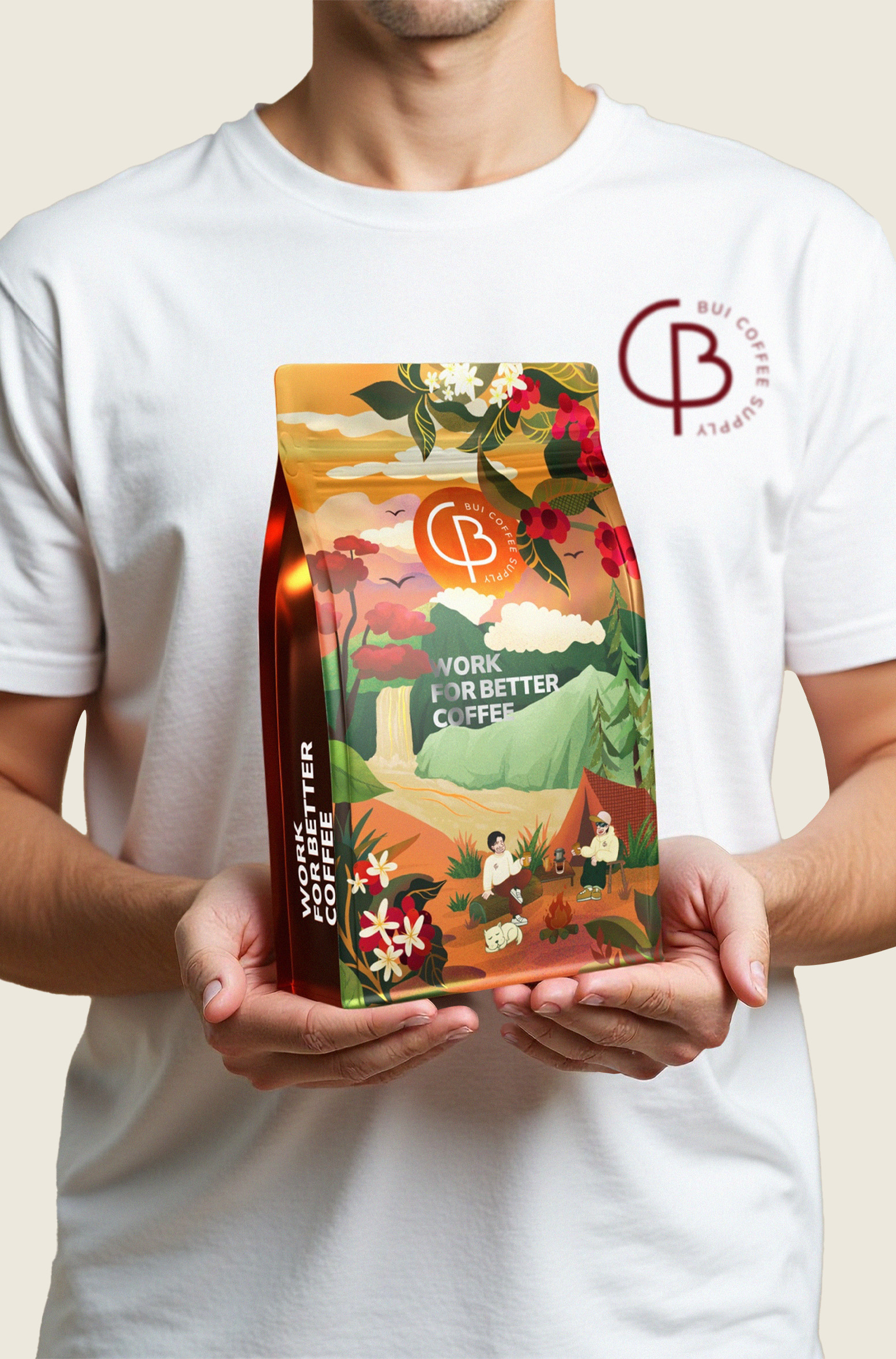 Bui Coffee Supply coffee packaging design by Thirsy Fox