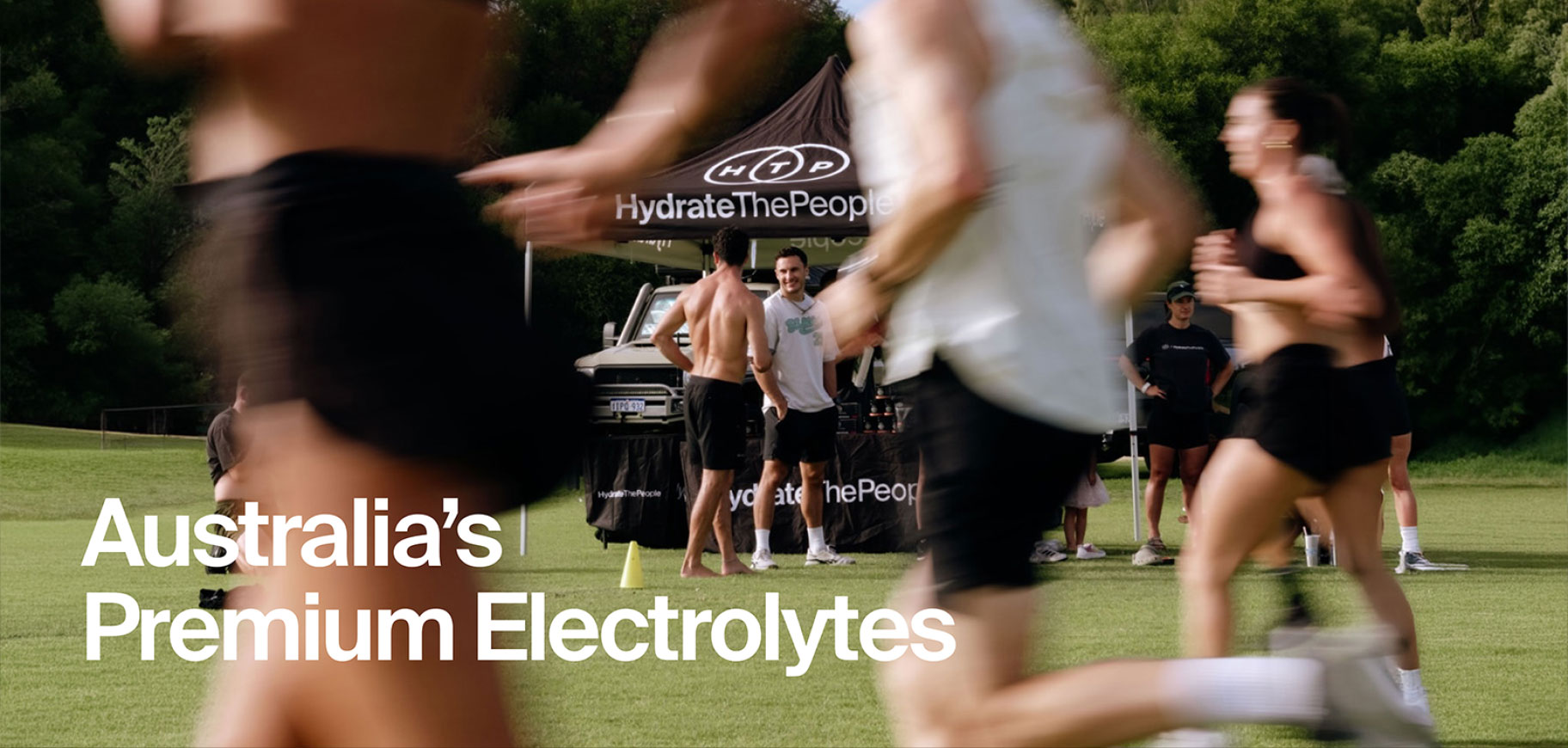 Hydrate the People premium electrolyte packaging designed by Thirsty Fox, Australia