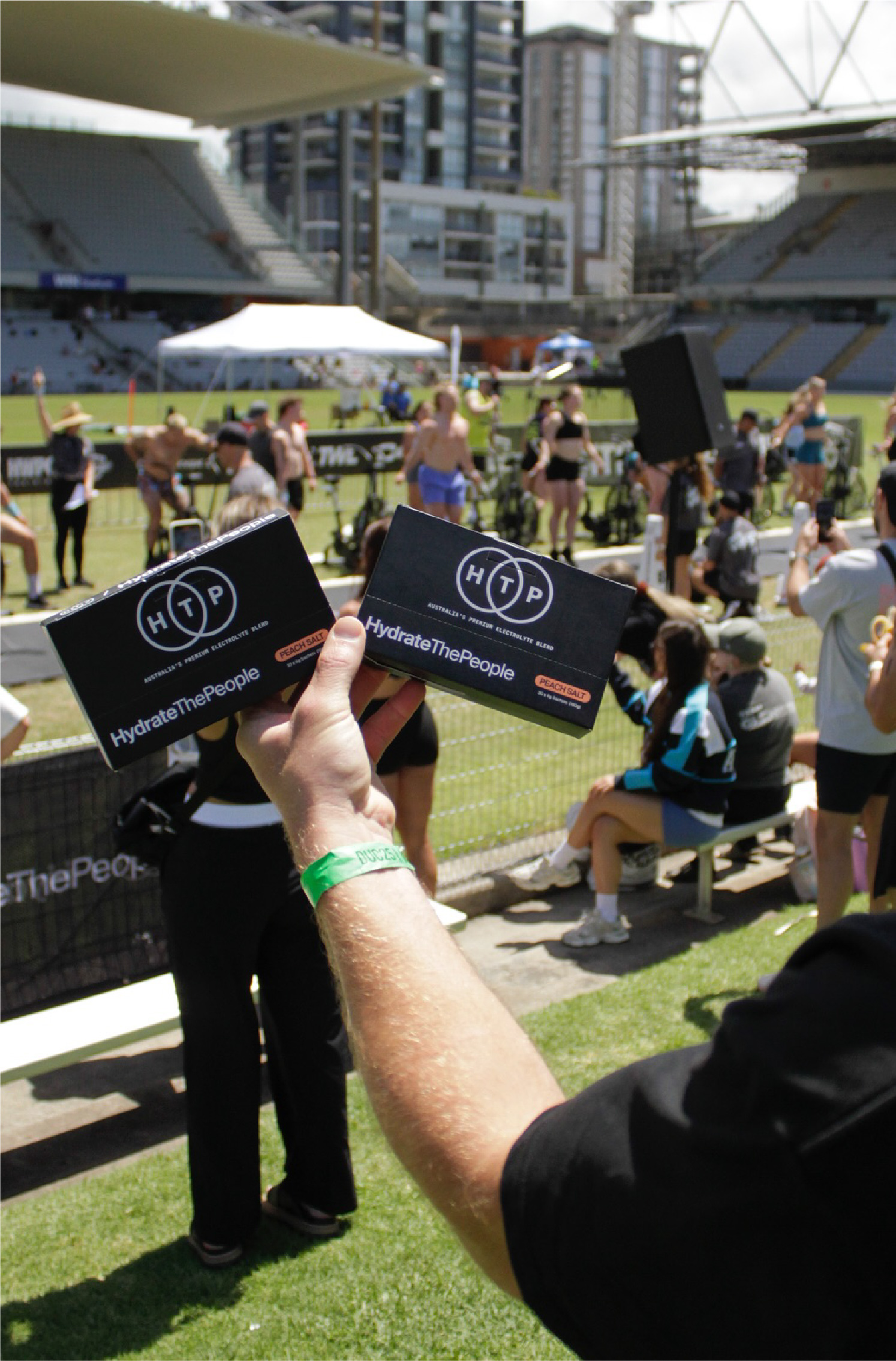 Hydrate the People premium electrolyte packaging designed by Thirsty Fox, Australia